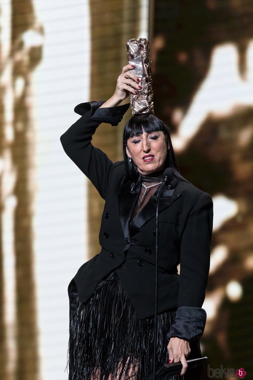 Rossy de Palma tras ganar un Premio César 2019