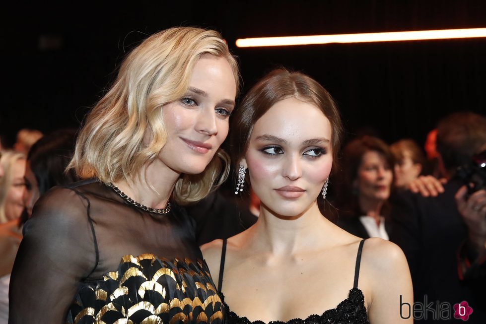 Diane Kruger y Lily-Rose Depp en los Premios César 2019
