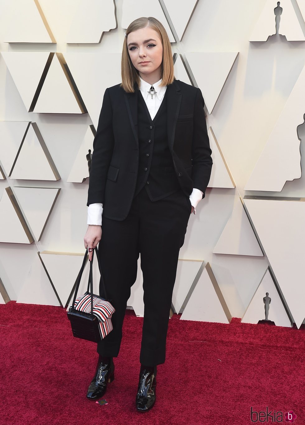 Elsie Fisher en la alfombra roja de los Premios Oscar 2019