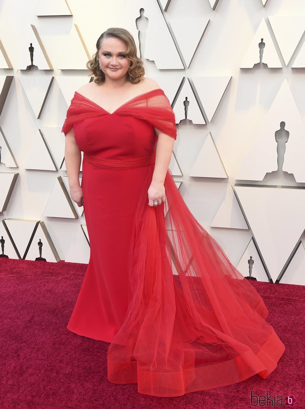 Danielle Macdonald en la alfombra roja de los Premios Oscar 2019
