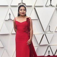 Nancy Garcia en la alfombra roja de los Premios Oscar 2019