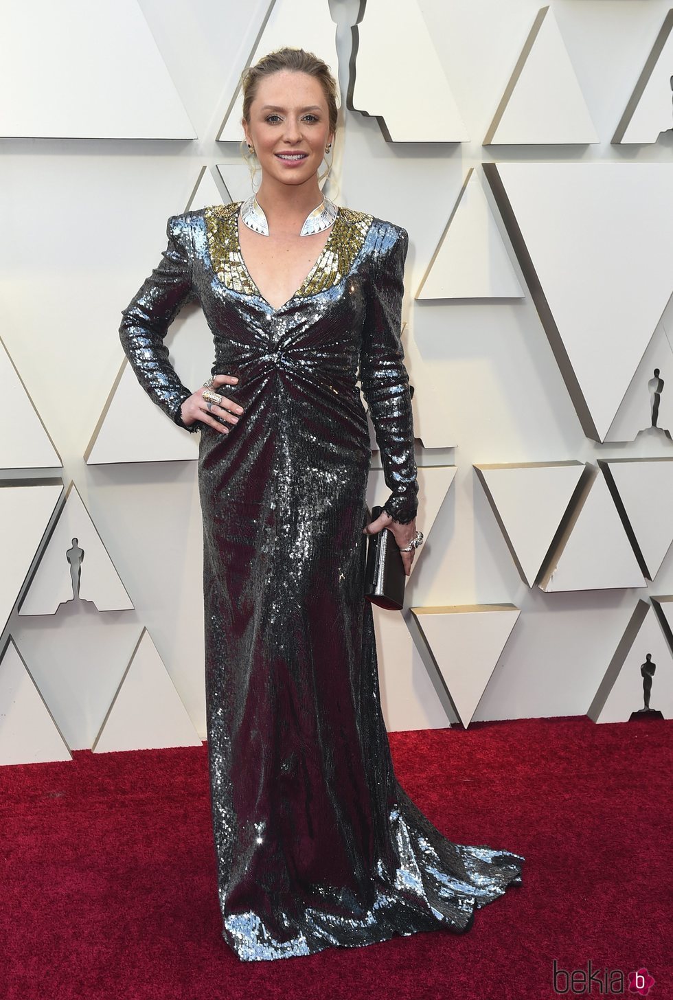 Annie Starke en la alfombra roja de los Premios Oscar 2019