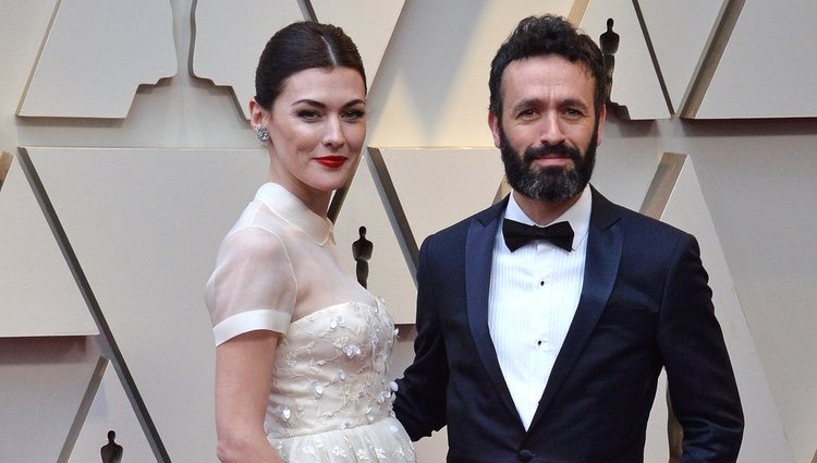 Marta Nieto y Rodrigo Sorogoyen en la alfombra roja de los Premios Oscar 2019