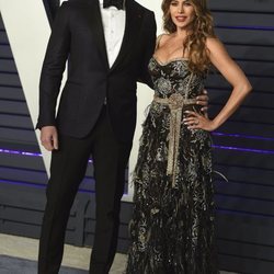 Sofía Vergara y Joe Manganiello en la fiesta Vanity Fair tras los Premios Oscar 2019