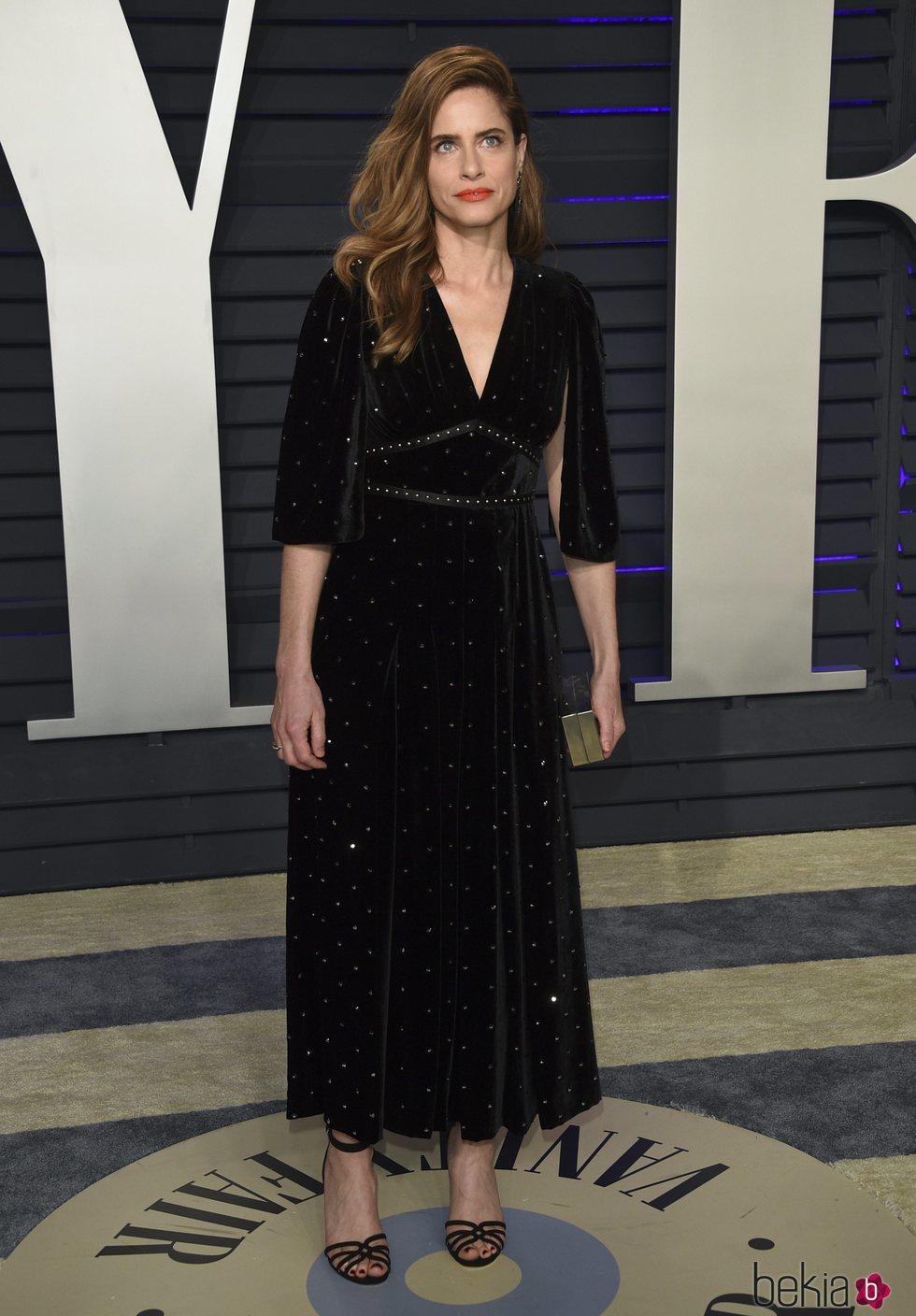 Amanda Peet en la fiesta Vanity Fair tras los Premios Oscar 2019