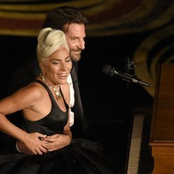 Lady Gaga y Bradley Cooper durante su actuación en los Oscar 2019