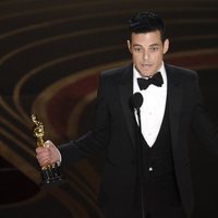 Rami Malek recogiendo el Oscar 2019 a Mejor actor