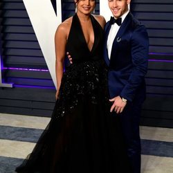 Nick Jonas y Priyanka Chopra en la fiesta de Vanity Fair tras los Premios Oscar 2019