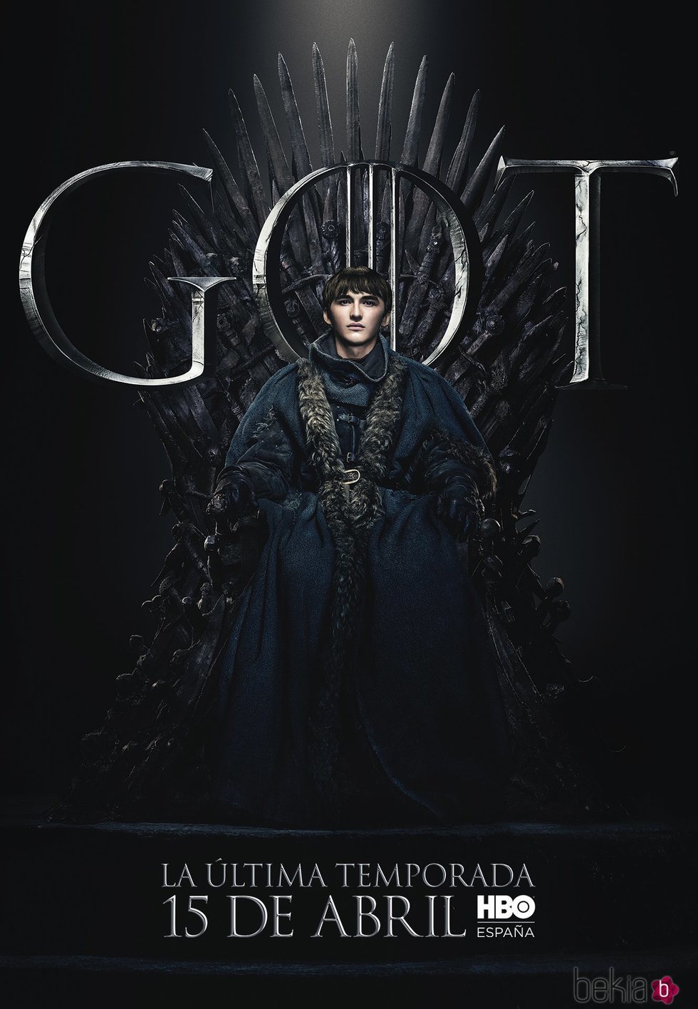 Foto cartel temporada final 'GOT' Bran Strak