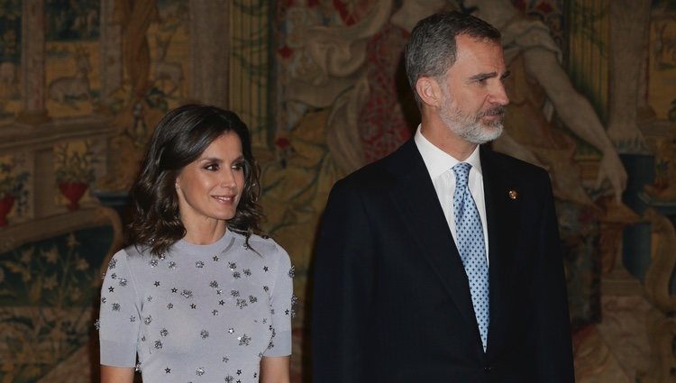 Los Reyes Felipe y Letizia en la cena por la Visita de Estado del Presidente de Perú, Martín Vizcarra