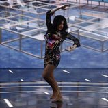 Maite Galdeano bailando flamenco durante la gala 9 tras salir de 'GH DÚO'