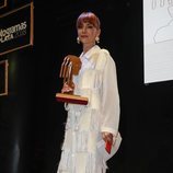 Najwa Nimri con su premio Fotograma de Plata 2018