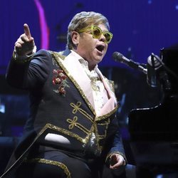 Elton John en Nueva York por su gira 'Farewell Yellow Brick Road'