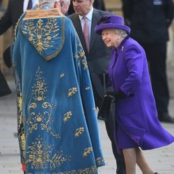 La Reina Isabel y el Duque de York en el Día de la Commonwealth 2019