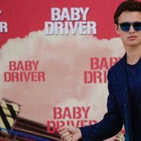 Ansel Elgort en la promoción de 'Baby Driver'