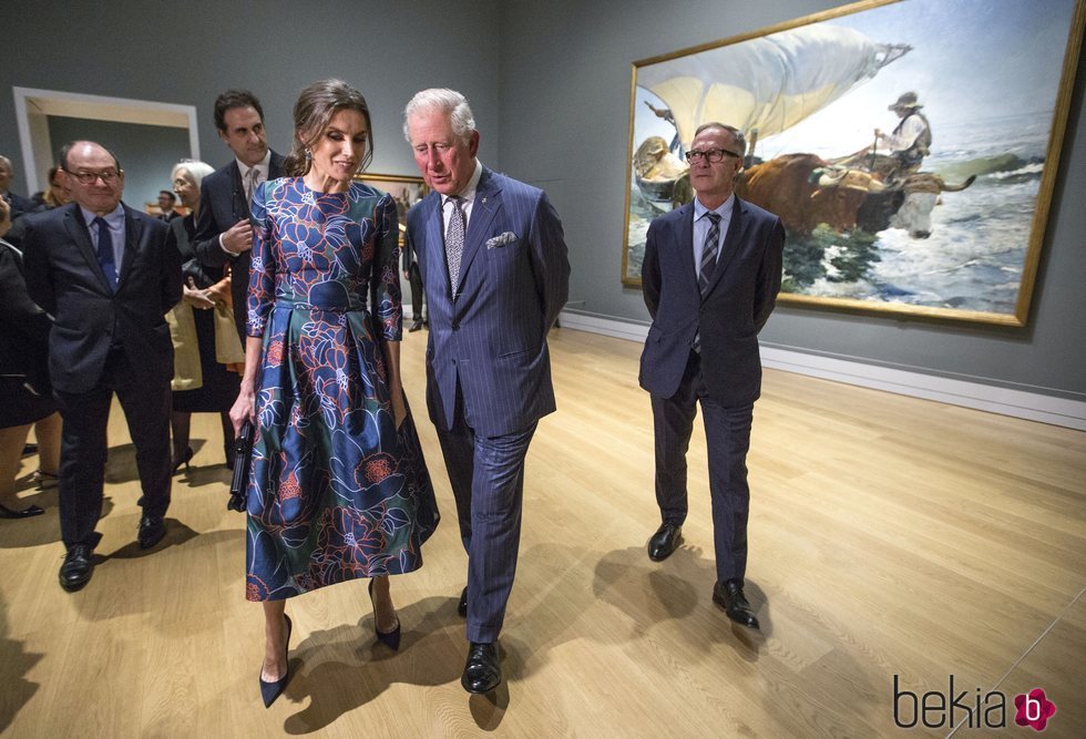 La Reina Letizia y el Príncipe Carlos, muy cómplices en la inauguración de la Exposición 'Sorolla: Spanish Master of Light'