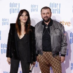 Antonia San Juan y Félix Sabroso en la alfombra roja de 'Dolor y gloria'