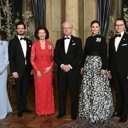 La Familia Real Sueca en la recepción a Stefan Löfven, Primer Ministro de Suecia