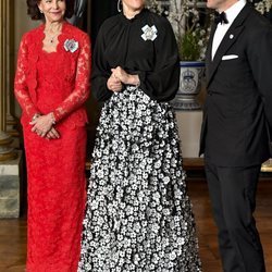 Silvia de Suecia, Victoria y Daniel de Suecia, muy cómplices en la recepción a Stefan Löfven, Primer Ministro de Suecia