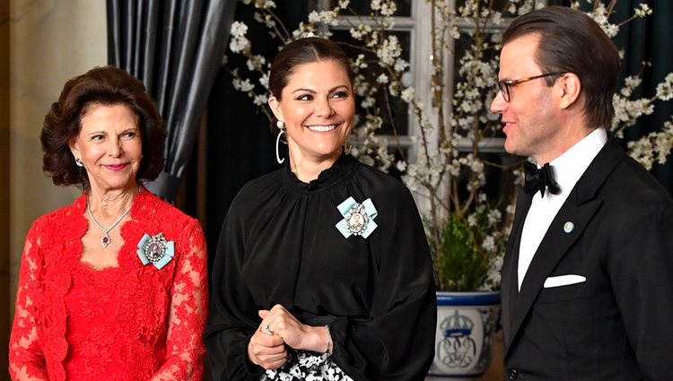 Silvia de Suecia, Victoria y Daniel de Suecia, muy cómplices en la recepción a Stefan Löfven, Primer Ministro de Suecia