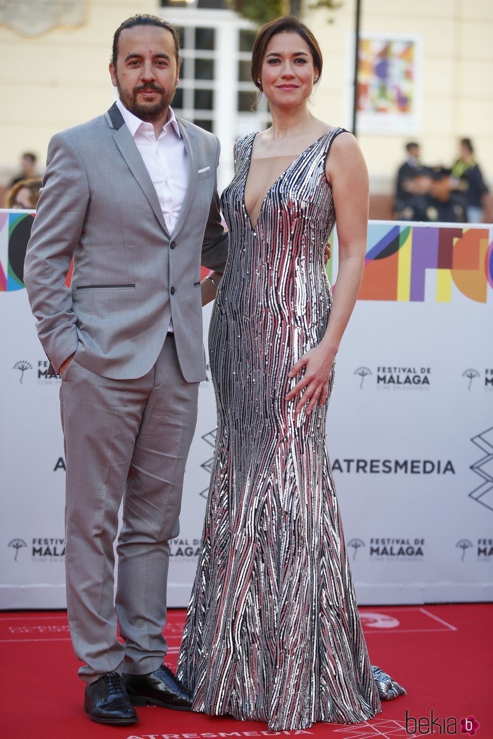 Elena Martínez en la alfombra roja del Festival de Cine de Málaga 2019