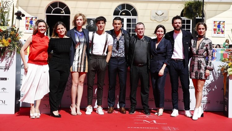 Elenco de la serie 'Instinto' en el Festival de Cine de Málaga 2019