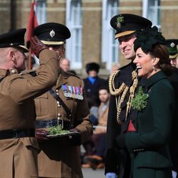 El Príncipe Guillermo y Kate Middleton en el Desfile de San Patricio