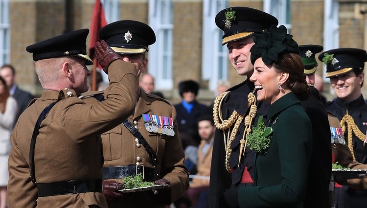 El Príncipe Guillermo y Kate Middleton en el Desfile de San Patricio