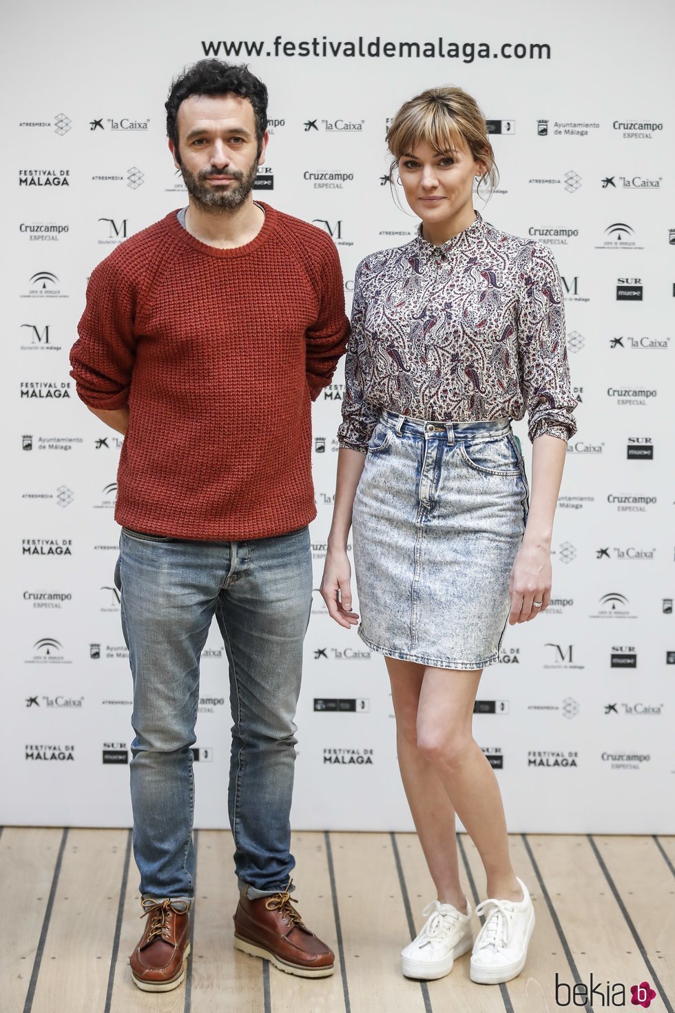 Rodrigo Sorogoyen y Marta Nieto en el Festival de Cine de Málaga 2019