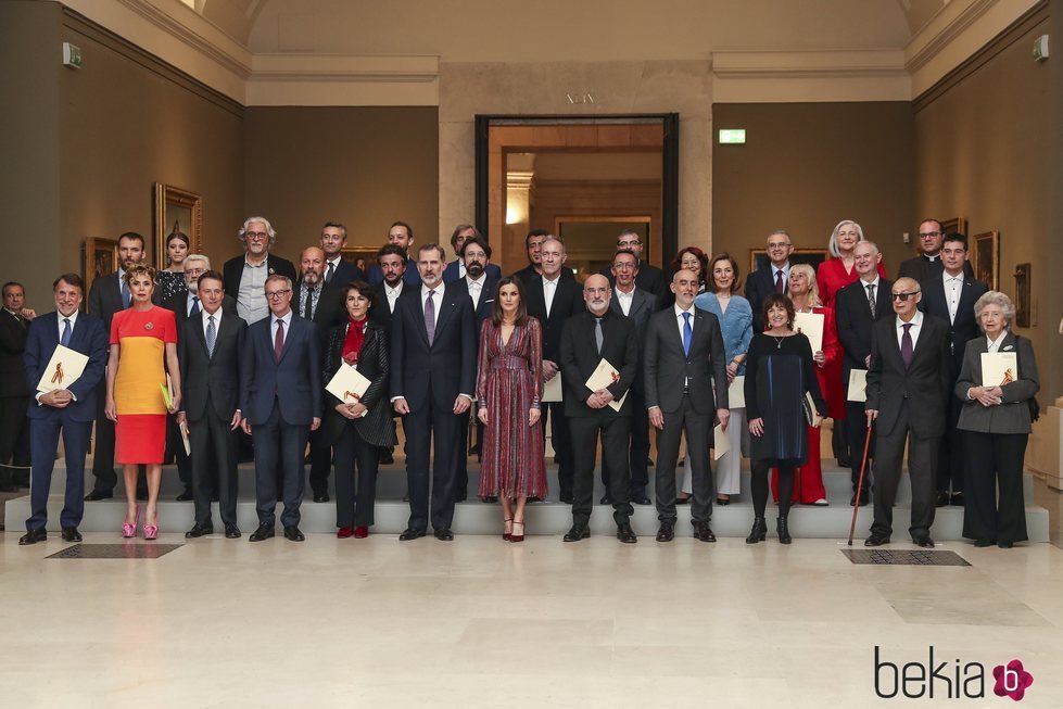 Los Reyes Felipe VI y Letizia acuden a la entrega de los Premios Nacionales de Cultura 2019