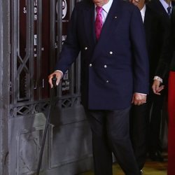 El Rey Juan Carlos con un hematoma en el ojo en la presentación de carteles de la Feria de San Isidro 2019
