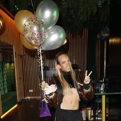 Aless Gibaja, uno de los invitados en la fiesta de cumpleaños de Alejandra Rubio