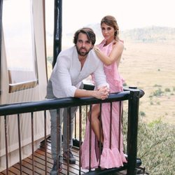 Elena Tablada y Javier Ungría durante su luna de miel