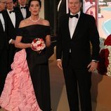 Carolina de Mónaco y Alberto de Mónaco en el Baile de la Rosa 2019