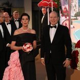 Carolina de Mónaco y Alberto de Mónaco en el Baile de la Rosa 2019