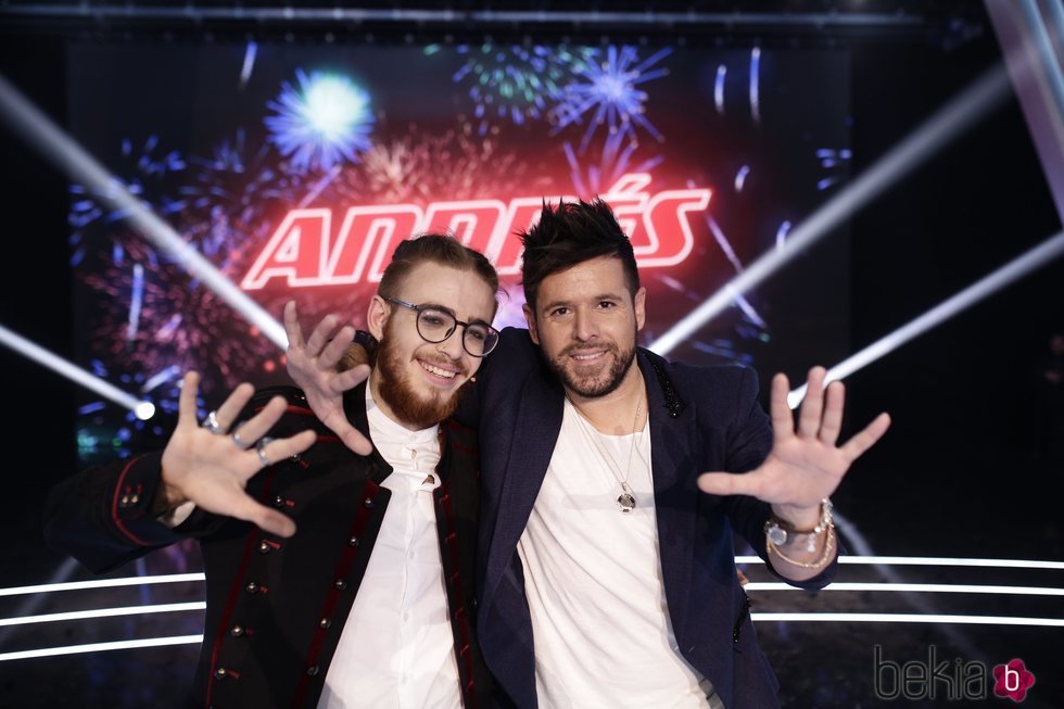 Pablo López y Andrés Martín tras ganar 'La Voz'