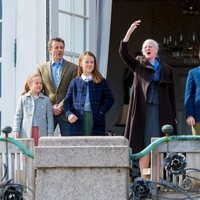 Margarita de Dinamarca celebra su 79 cumpleaños con Federico, Mary, Christian, Isabel, Vicente y Josefina de Dinamarca