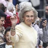 La Reina Sofía en la Misa de Pascua 2019
