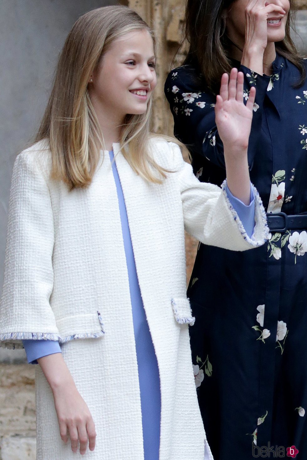 La Princesa Leonor en la Misa de Pascua 2019