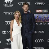Elsa Pataky y Chris Hemsworth en la premiere de 'Vengadores: Endgame'