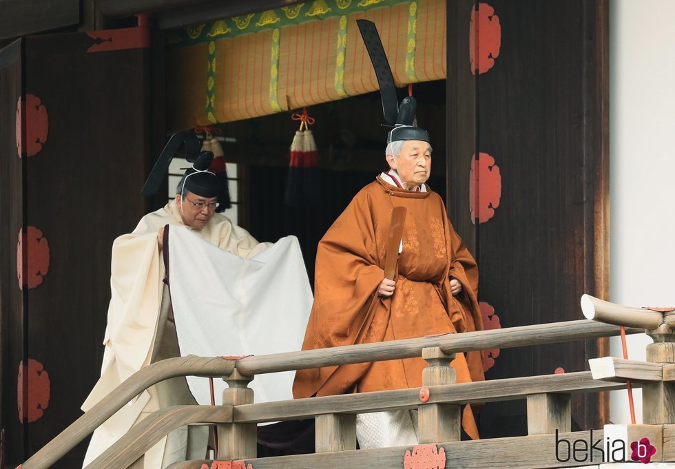 El ritual de abdicación del Emperador Akihito de Japón celebrado el 30 de abril de 2019