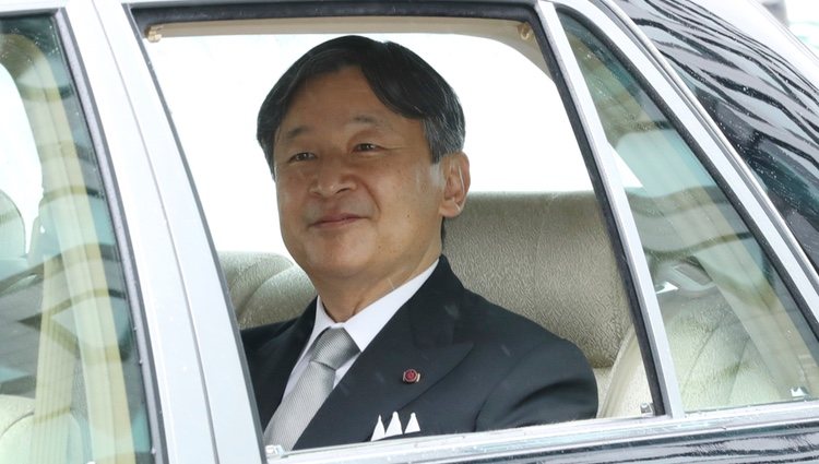 EL Príncipe Heredero Naruhito llega a la ceremonia de abdicación del Emperador Akihito el 30 de abril de 2019