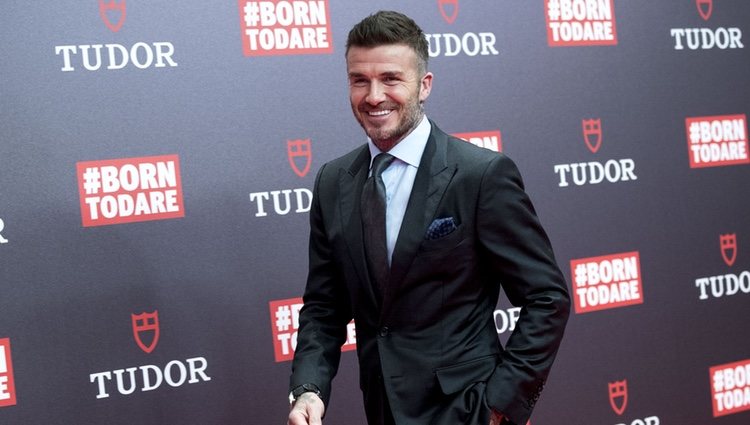 David Beckham en el evento de Tudor en Madrid