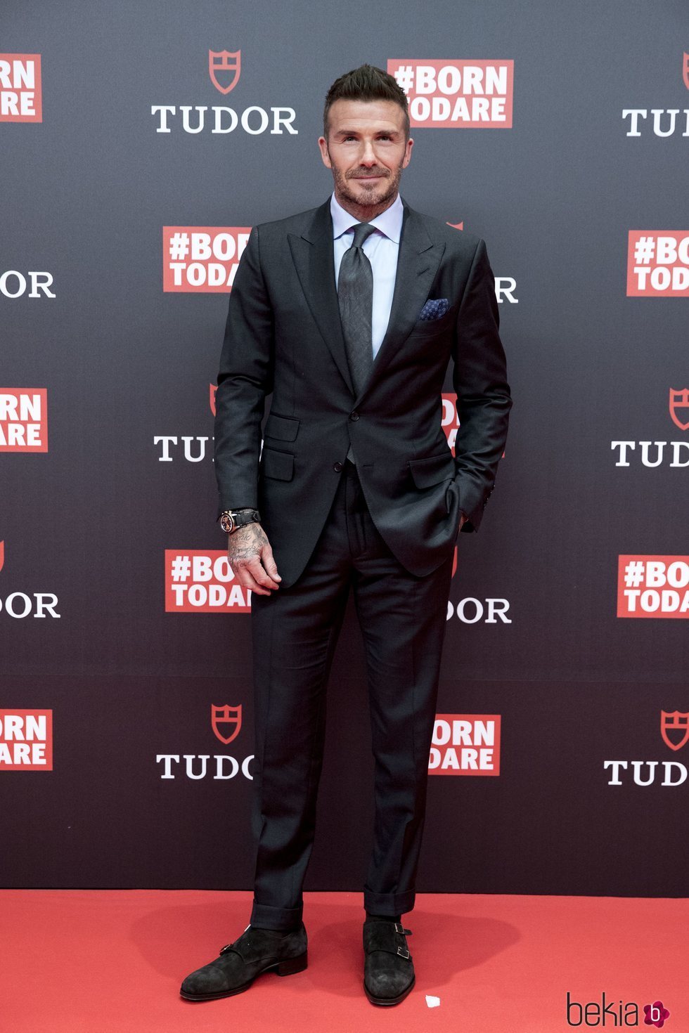 David Beckham en el evento de los relojes Tudor en Madrid