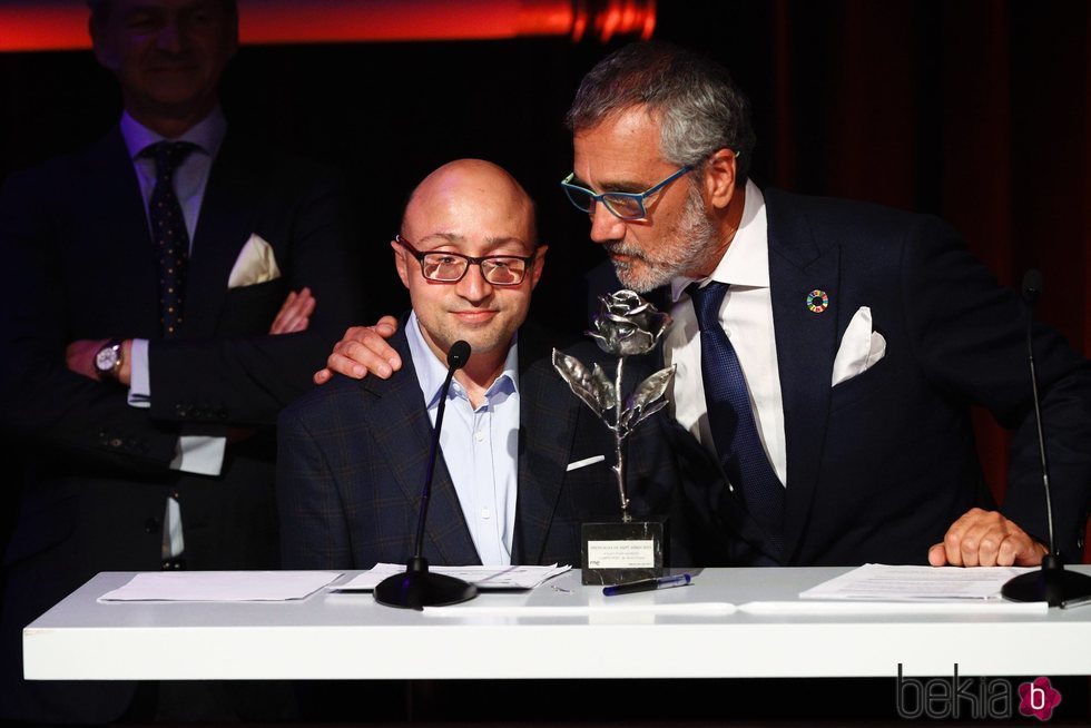 Jesus Vidal y Javier Fesser en los Premios Sant Jordi 2019