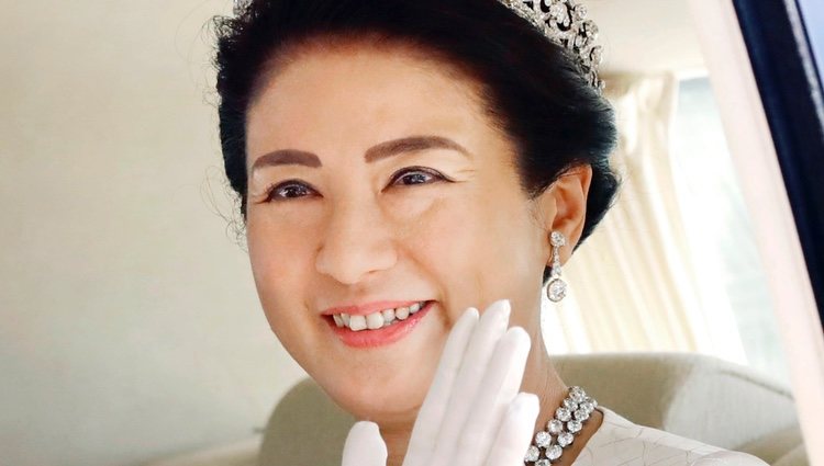 La Emperatriz Masako llega al Palacio Imperial para la proclamación de Naruhito de Japón