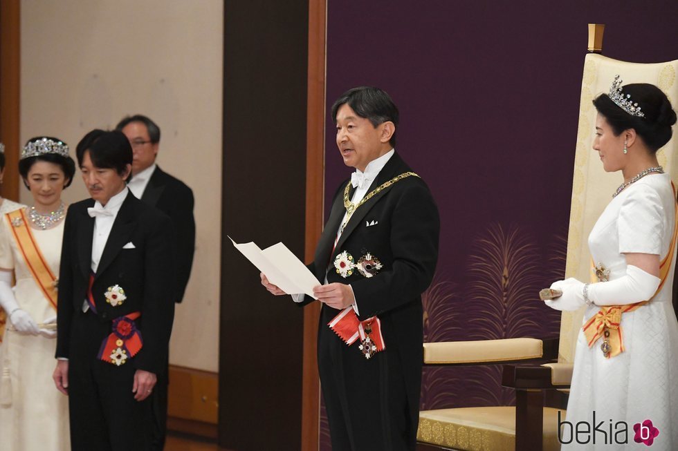 Ceremonia de proclamación del Emperador Naruhito de Japón tras la abdicación del Emperador Akihito