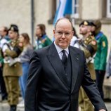 El Príncipe Alberto de Mónaco en el funeral del Gran Duque Juan de Luxemburgo