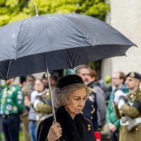 La Reina Sofía en el funeral del Gran Duque Juan de Luxemburgo