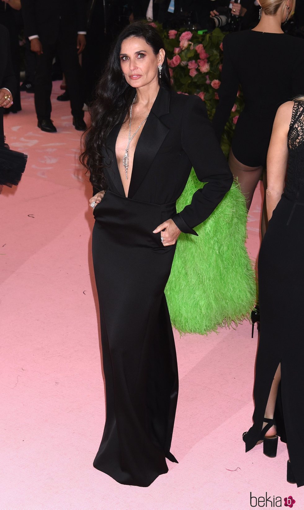 Demi Moore en la alfombra roja de la Gala MET 2019